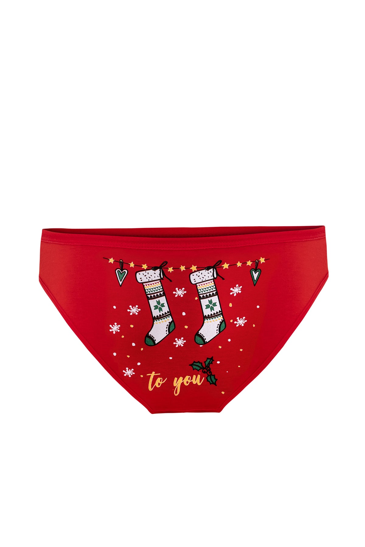 Yılbaşı Temalı 4 Lü Kadın Külot