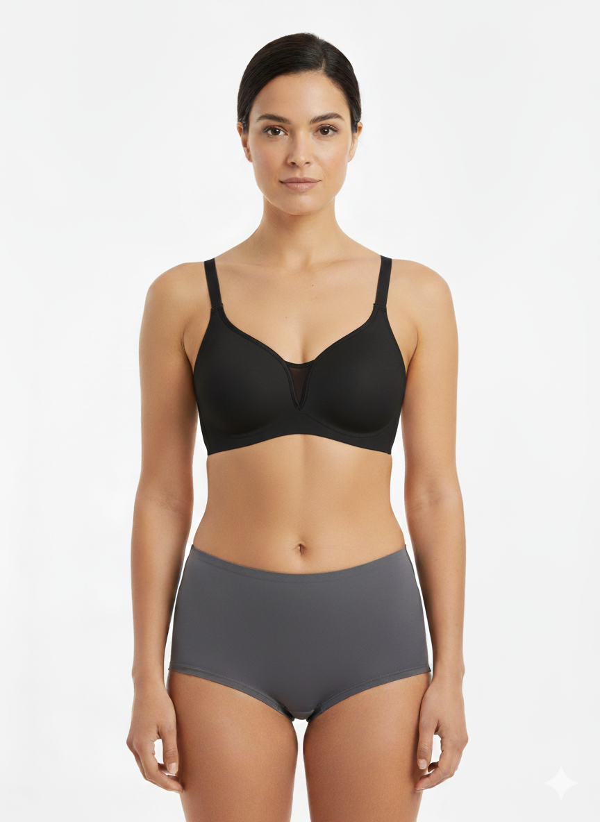 Elena Lazer Kesim Önü Tül Detaylı Toplarlayıcı İthal Sütyen 2817