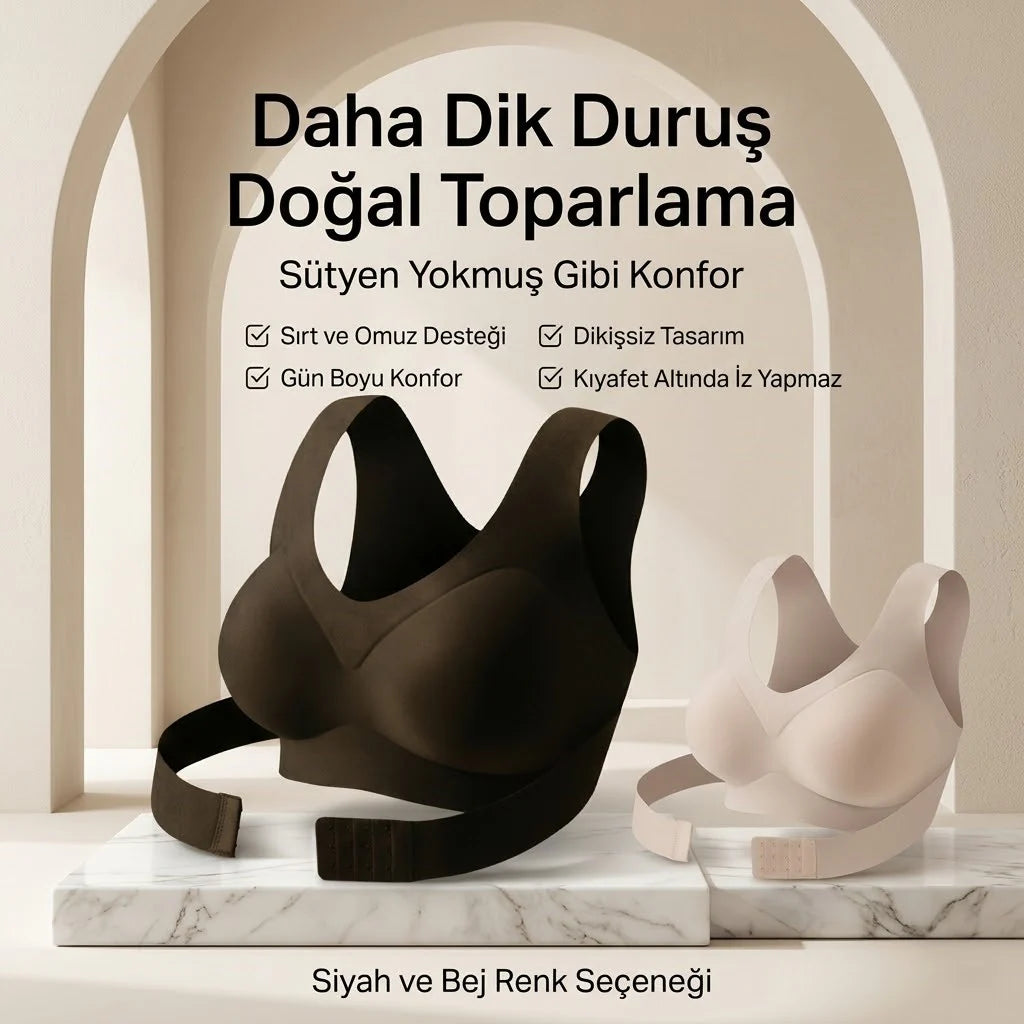 Duruş Destekleyici Konfor Sütyeni | Toparlayıcı ve Günlük Rahat Kullanım
