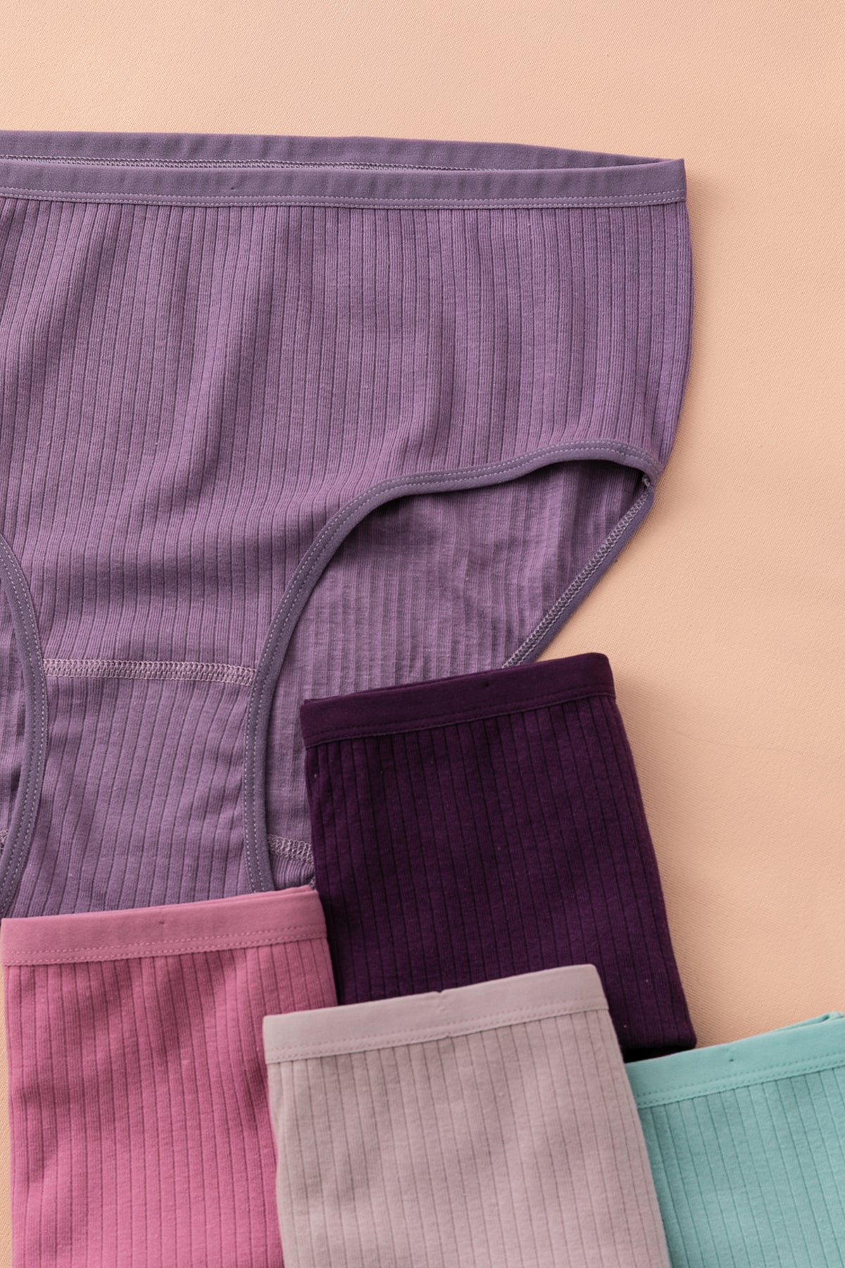 6lı PAKET FİTTİLİ %100 PAMUK KADIN KÜLOT