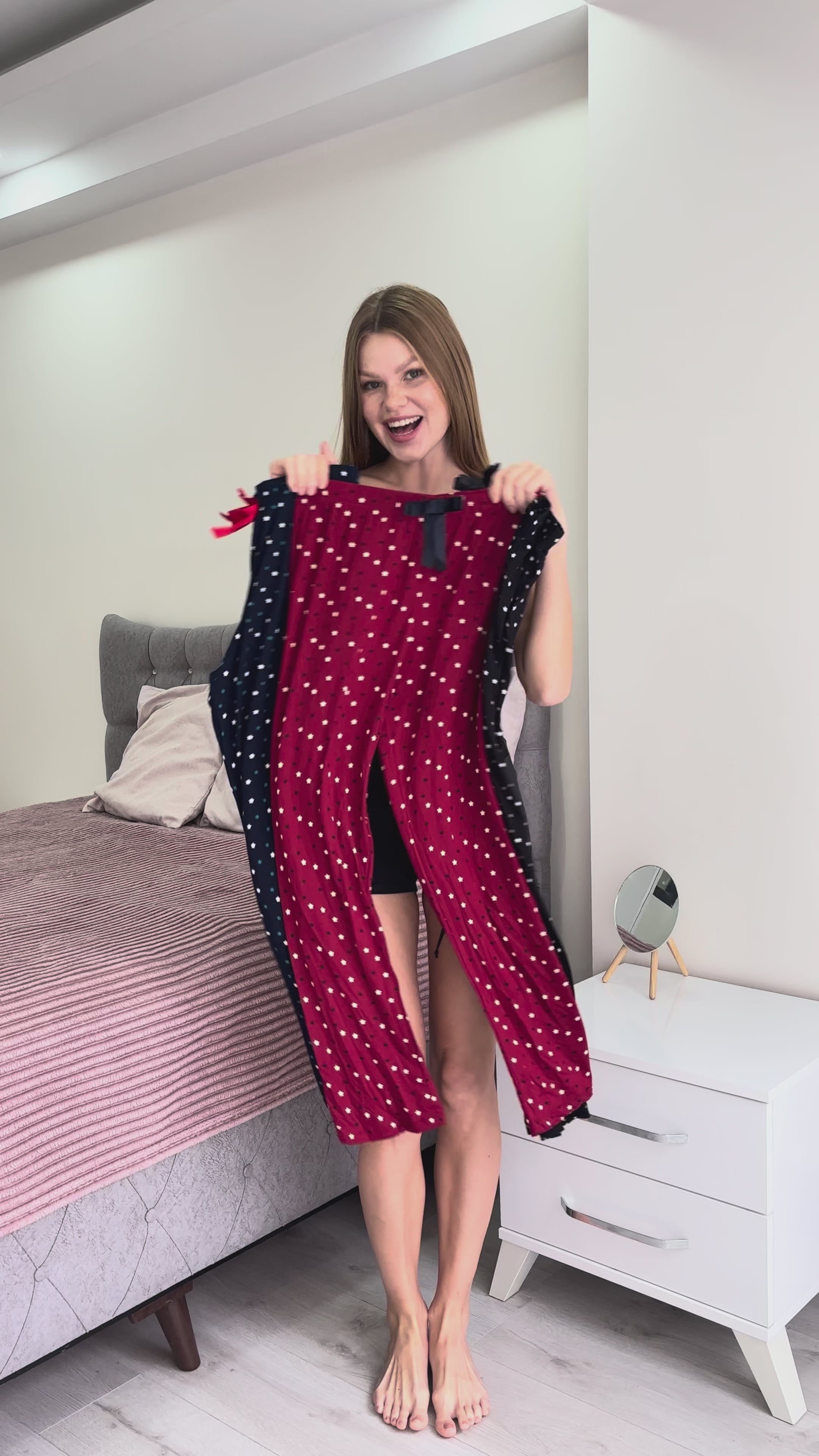 YILDIZ DESENLİ BAMBU PİJAMA ALTI